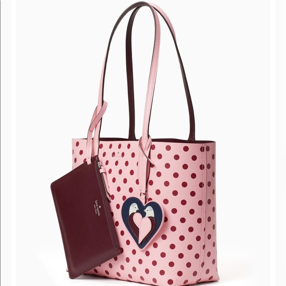 Kate Spade♠️Lovebirds Reversible Tote - Picture 5 of 8